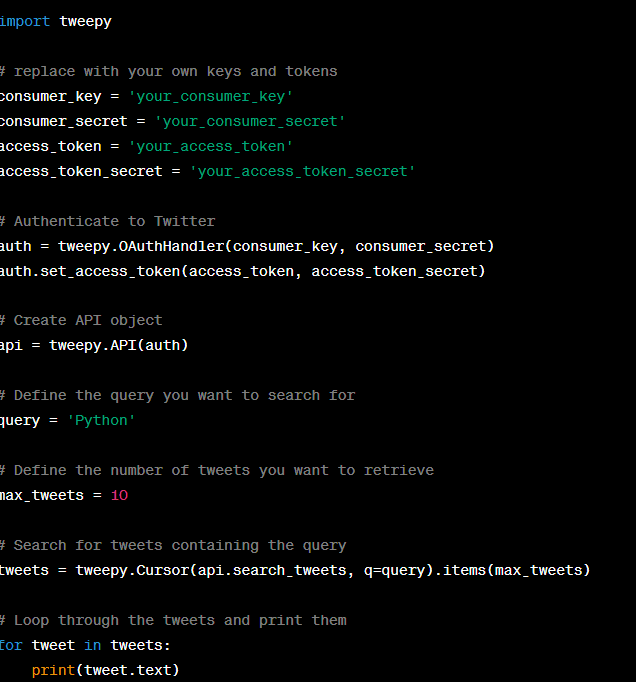 twitter web scraping