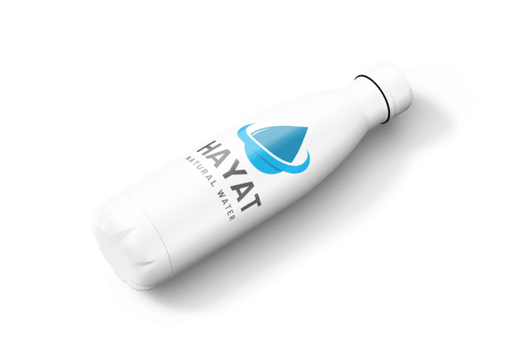 hayat water bottles design