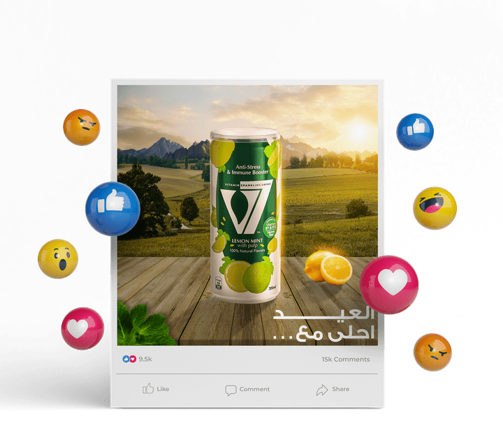 Social Media Design For V7 Cola