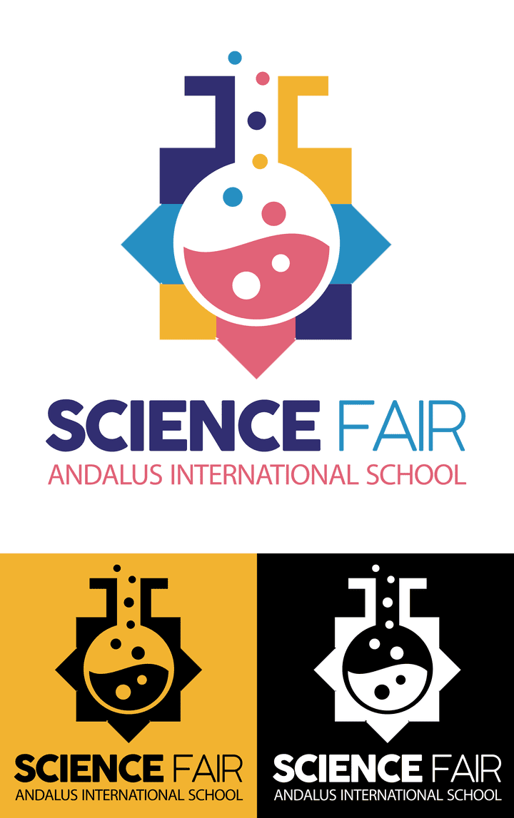 تصميم مطبوعات معرض العلوم Science Fair