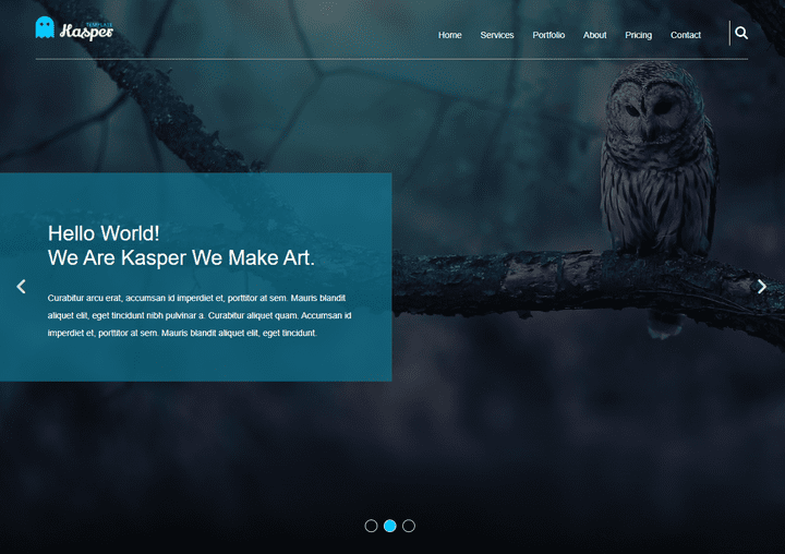 Kasper هو موقع يقدم الخدمات و الخطط و المشاريع السابقه و يخبرك عنا بطريقه تفاعليه وميله جدا.