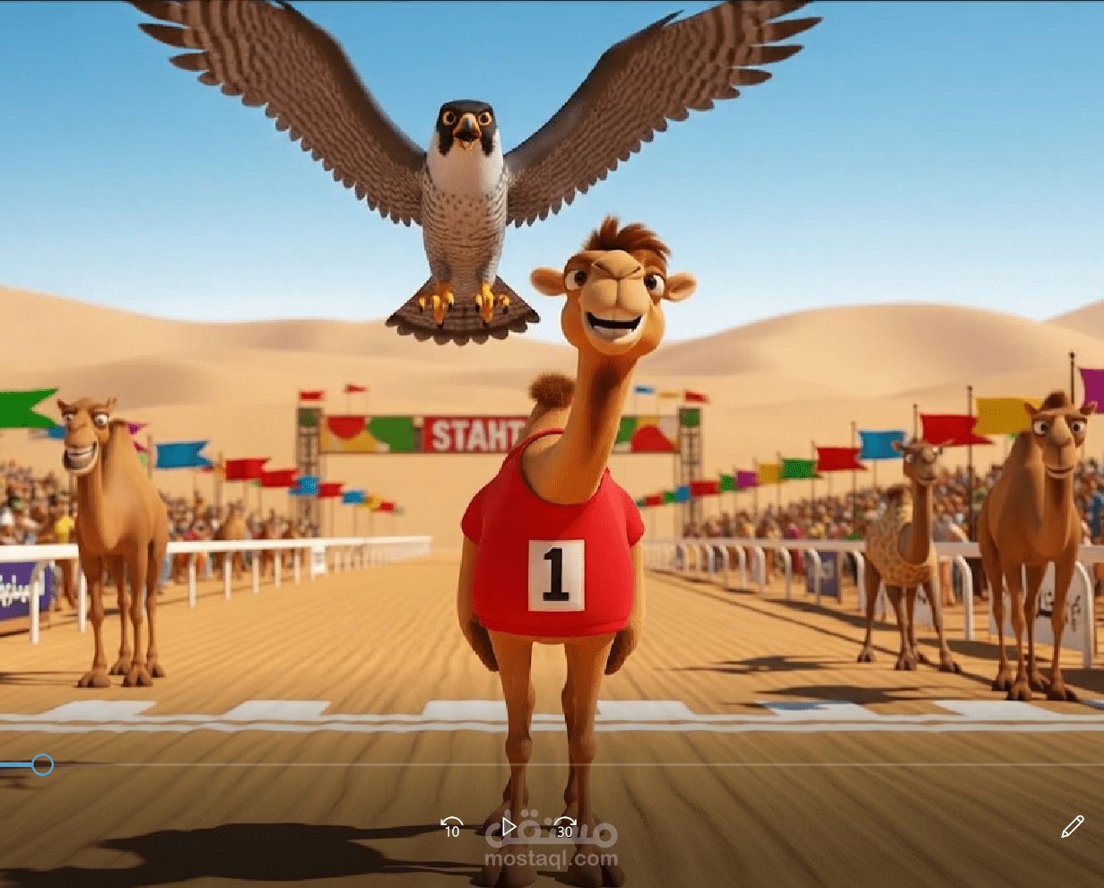 إنتاج فيديو قصة أطفال بالذكاء الاصطناعي بأسلوب كرتوني ممتع
