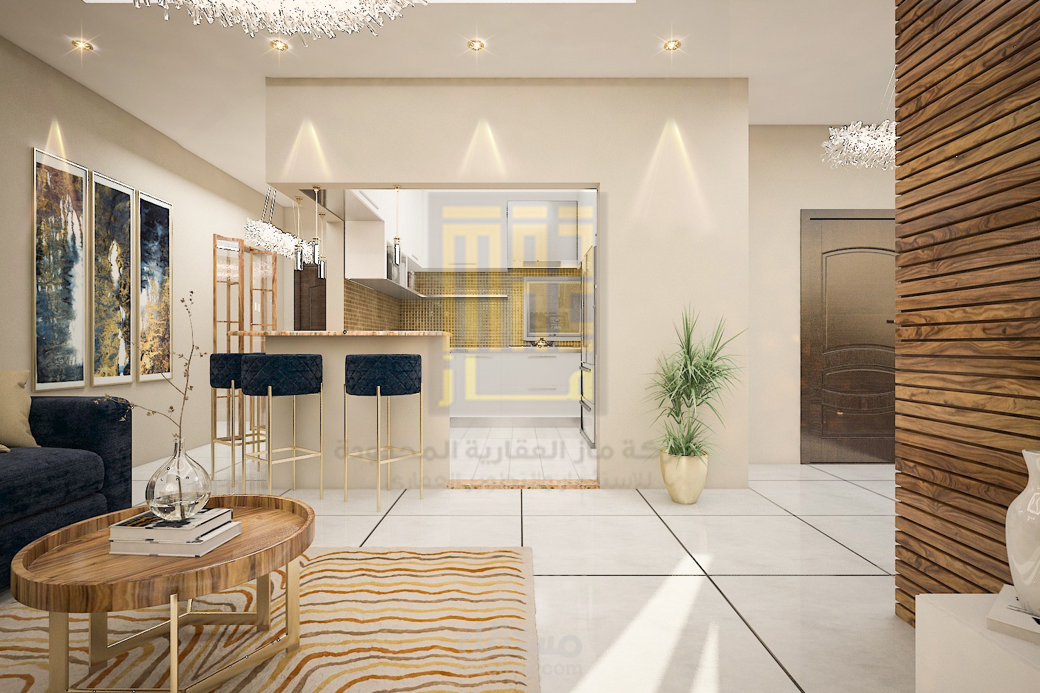 تصميم صالة عصرية