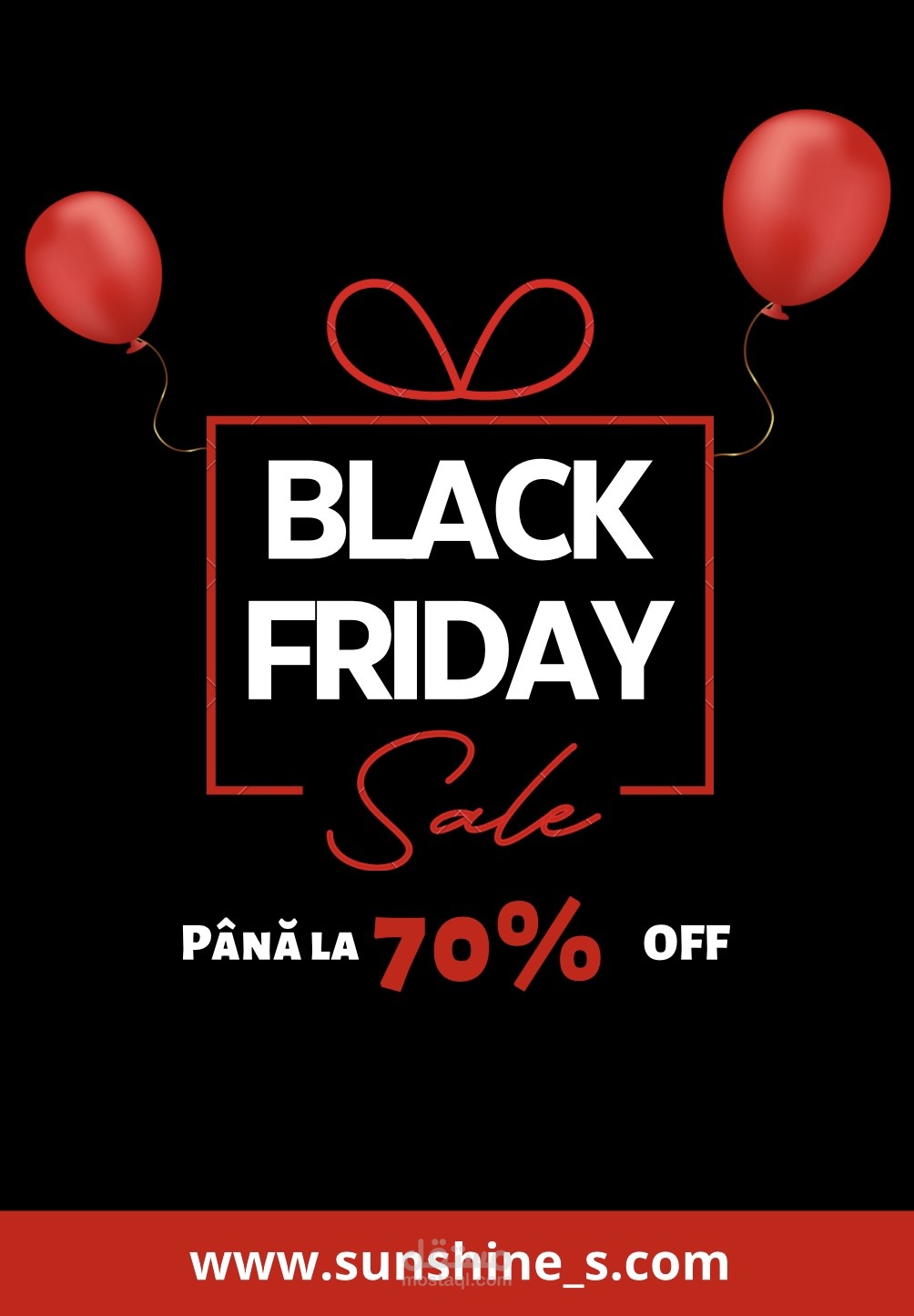 اعلانات للجمعة السوداء Black Friday