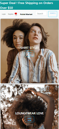 e-commerce app by react.js