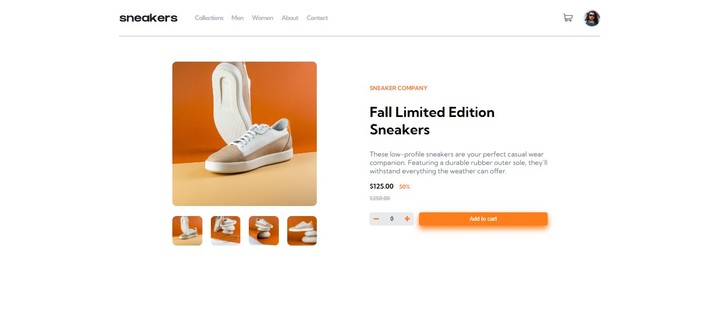 جزء من موقع commerce-product-page