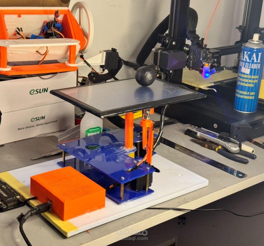 Ball Balancing Robot with Sense Plate