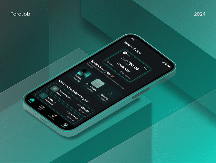 ParaJob - UI/UX Case study