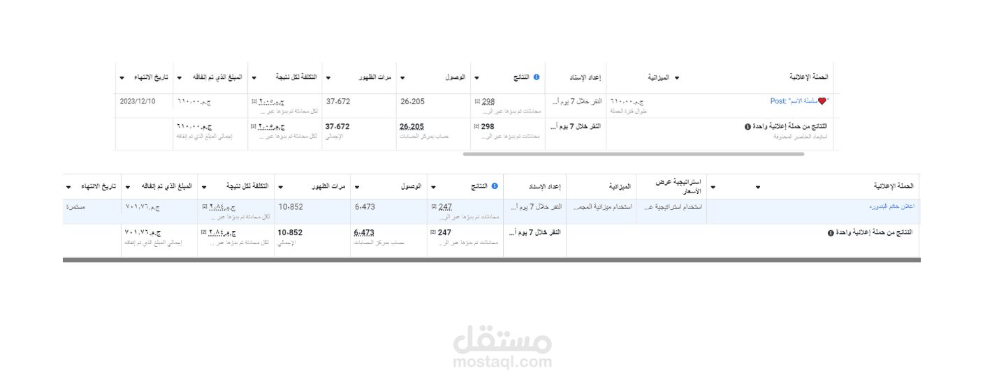 اعلان علي فيسبوك والانستغرام