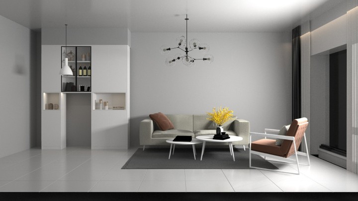 One of my designs for the living room