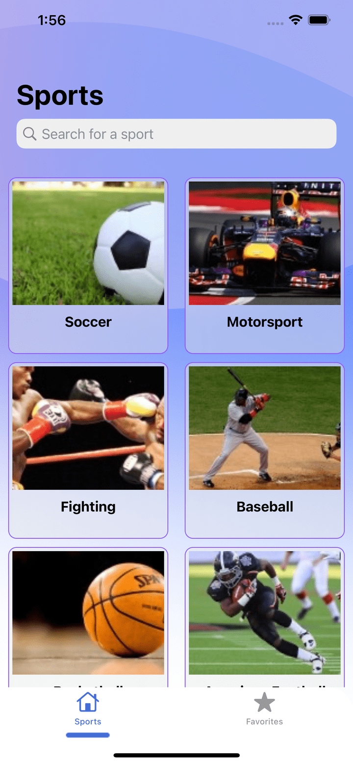 sports app