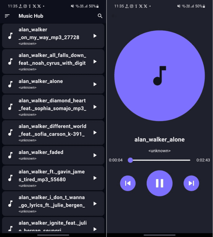 ِAudio Player