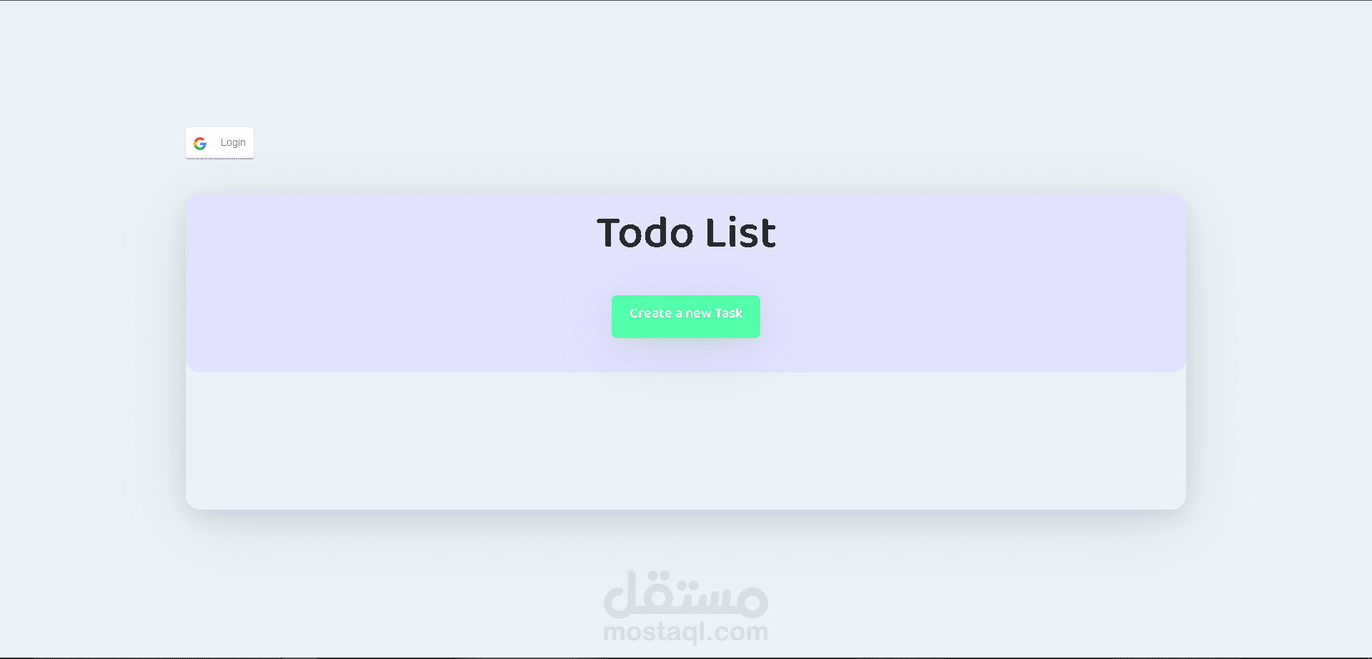 To Do List Application