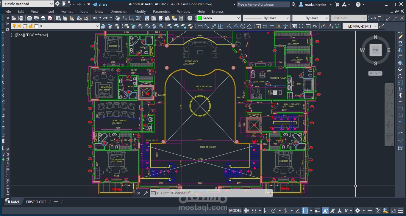 مخططات أتوكاد احترافية Autocad diagrams