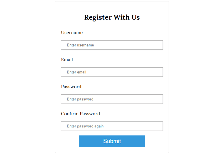 valdition form data