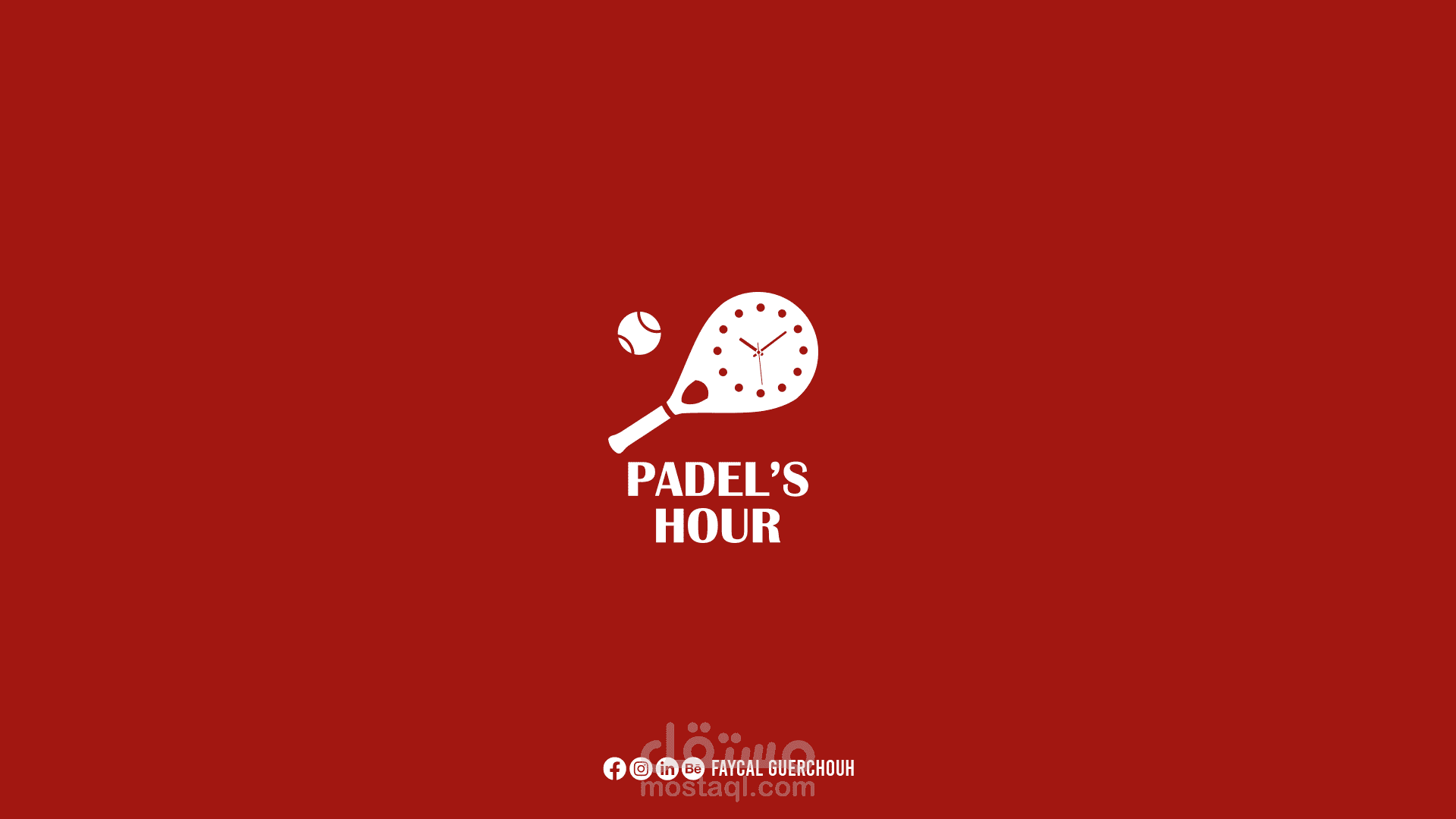 تصميم شعار PADEL's HOUR