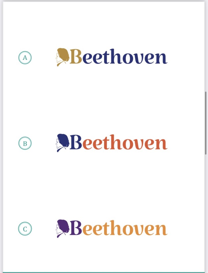 Logo and branding Cafe beethoven