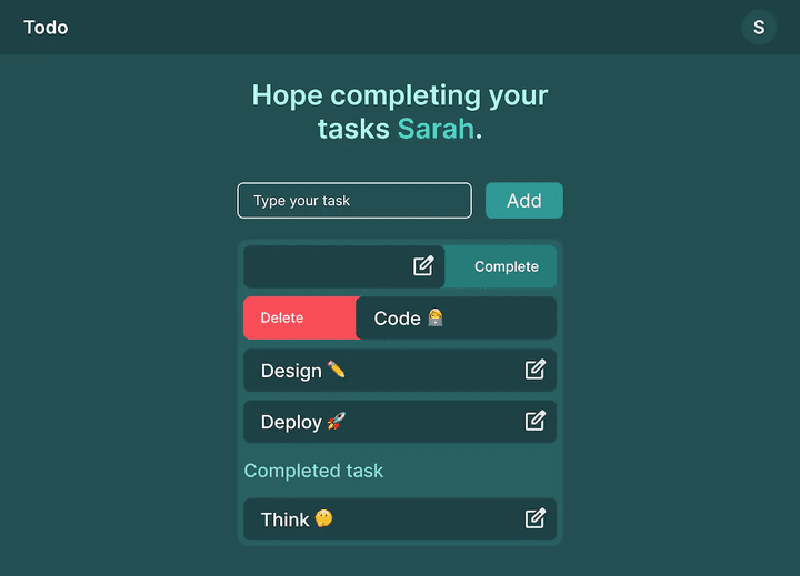 React Todo List App