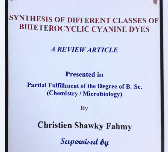 ٍ Synthesis of different classes of Biheterocyclic Cyanine Dyes