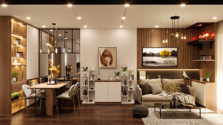 Modern Small Apartment interior design