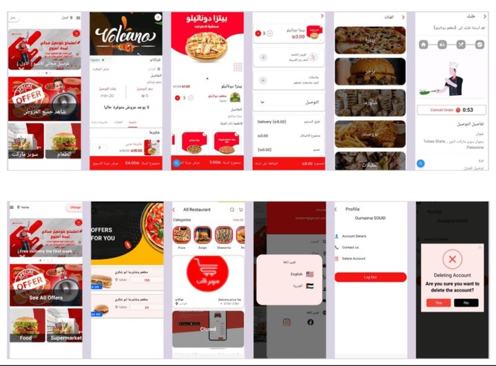 Flutter Restaurant Mobile Application