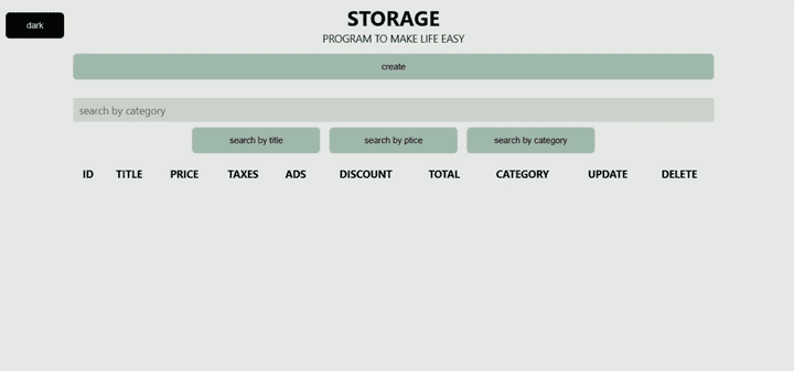 calculate storage website