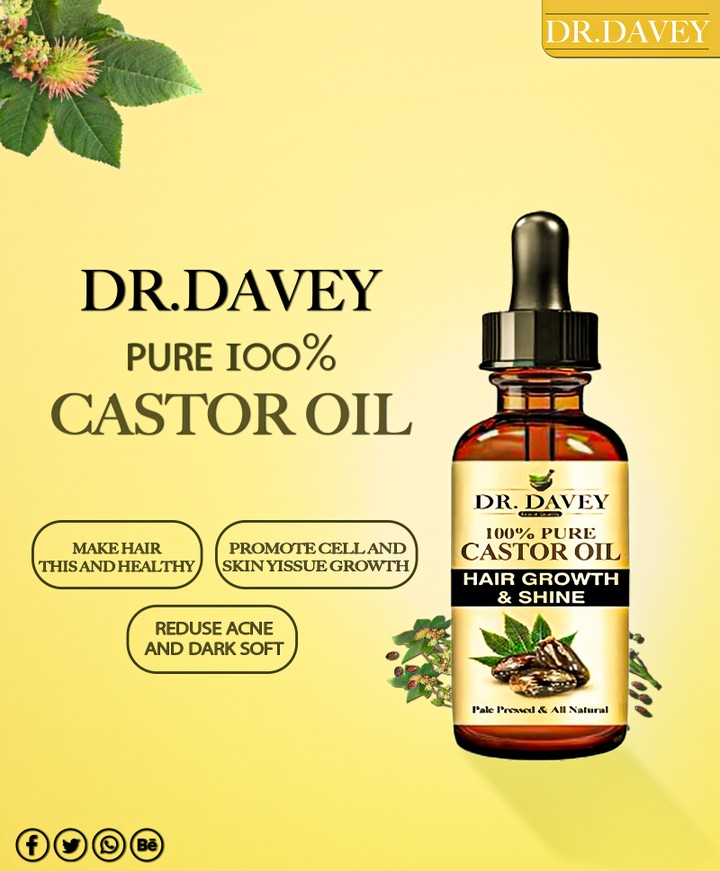 Social Media post ,Castor oil