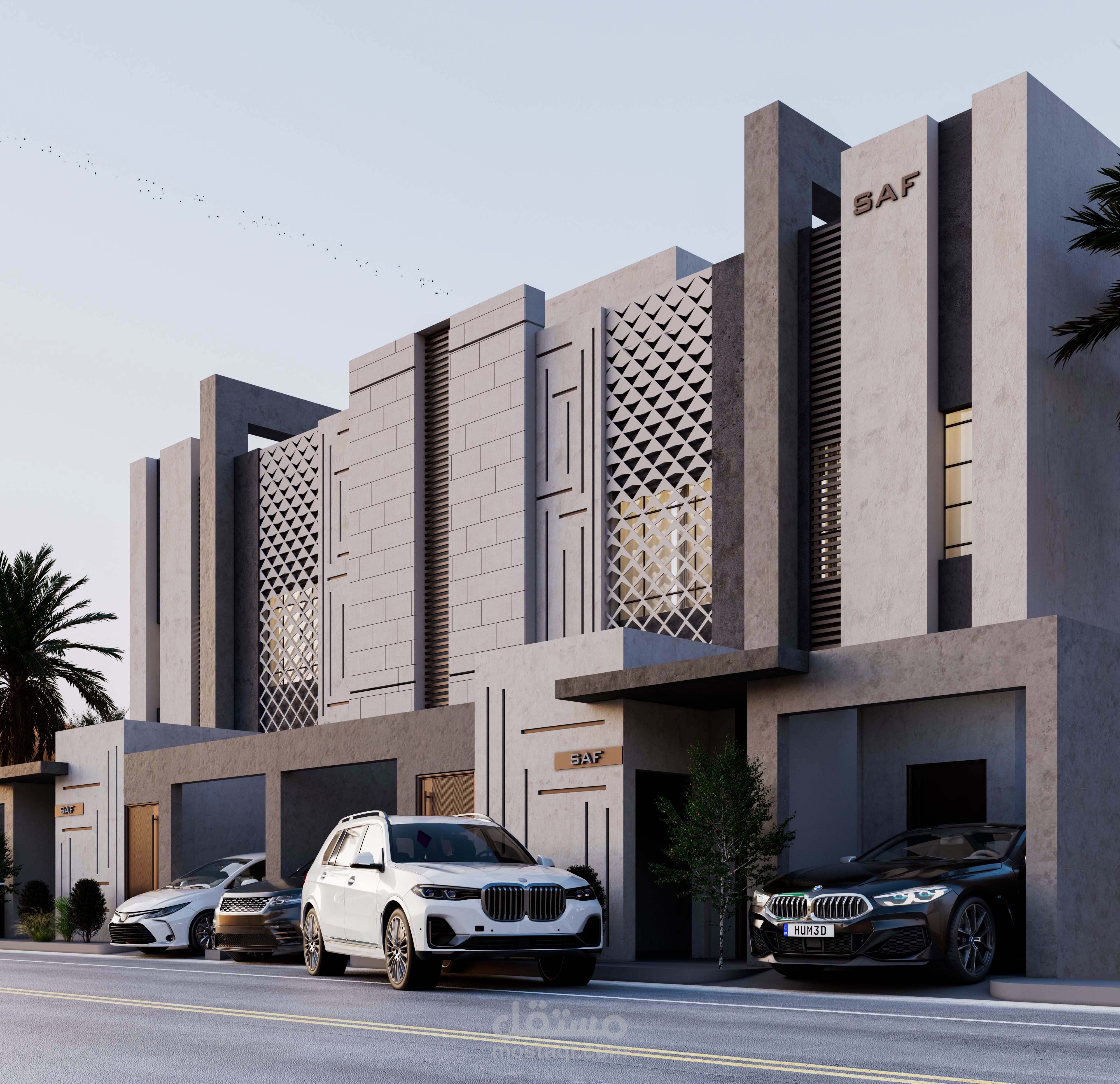 تصميم عمارة سكنية في السعودية