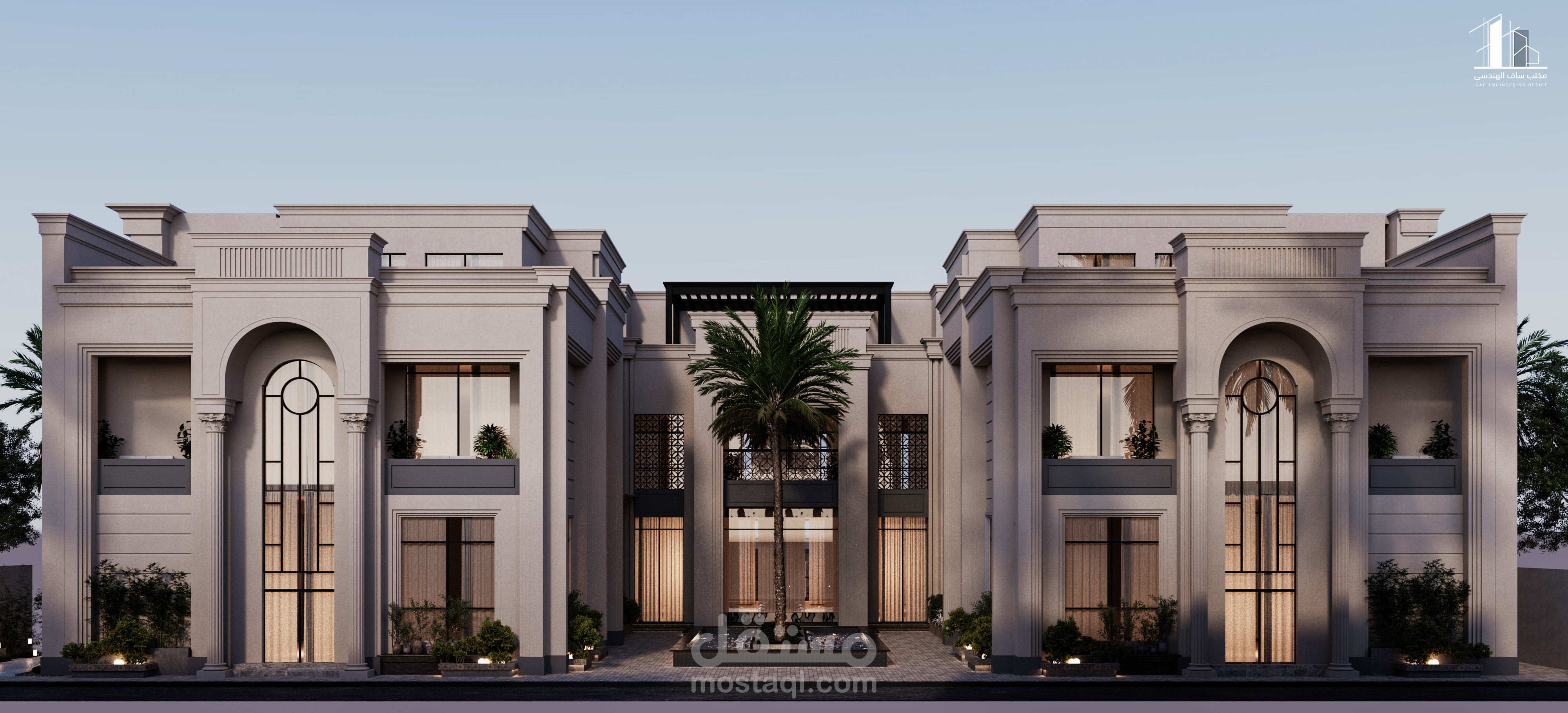 تصميم قصر في السعودية .