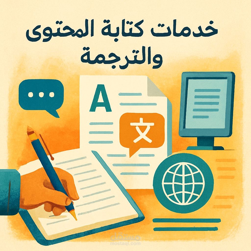كتابة مقالات وترجمة نصوص احترافية