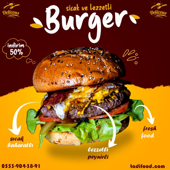 Burger Poster