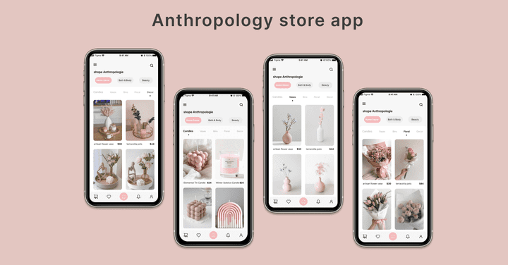 Anthropology store app