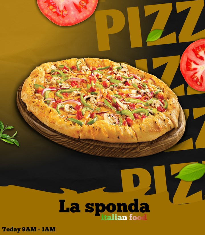 اعلان سوشيال ميديا وموشن جرافيك لمطعم لا سبوندا مطعم ايطالي