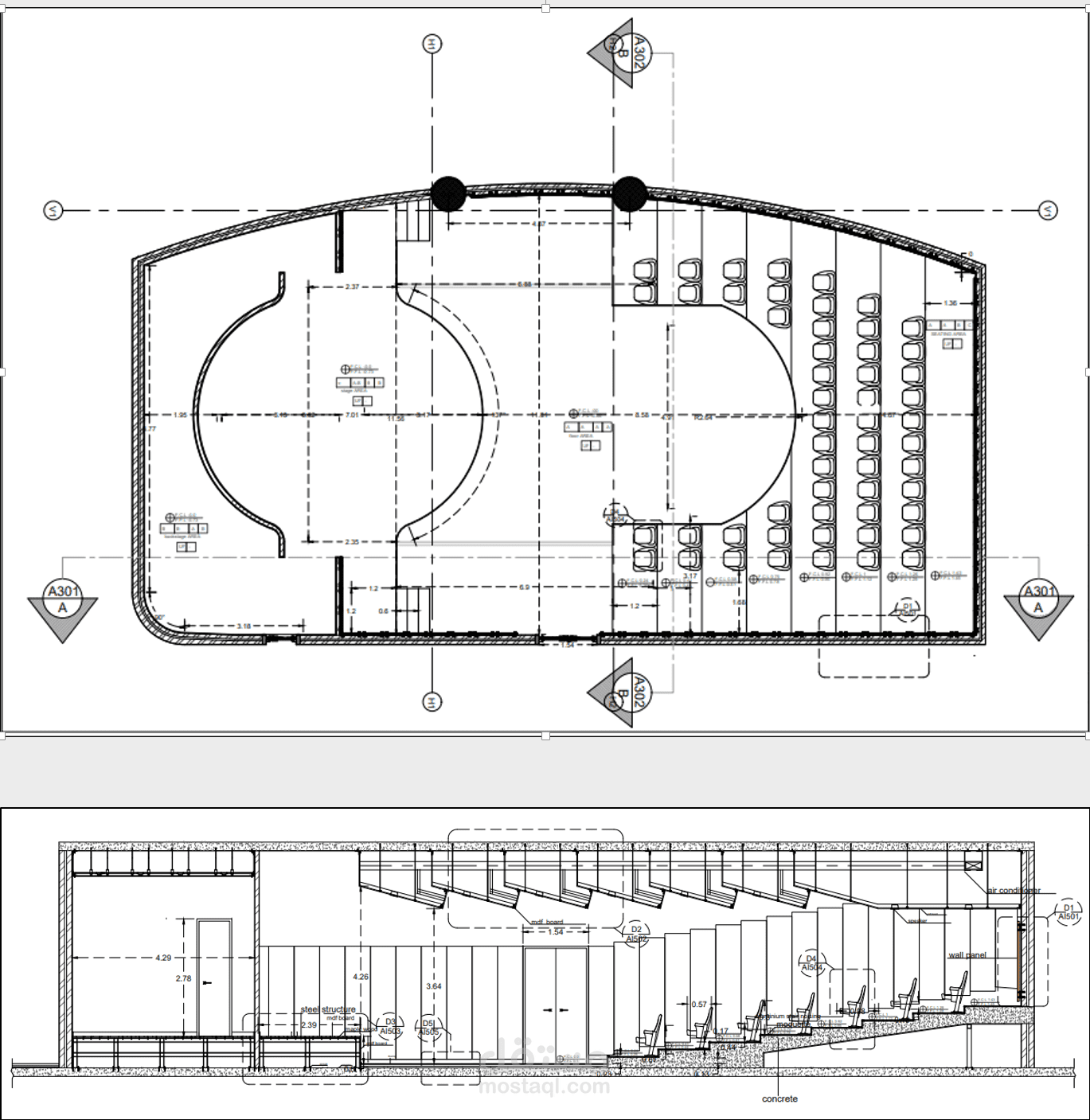 AUDITORIUM EXECUTION DRAWINGS