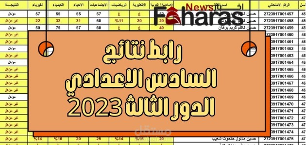 رابط نتائج السادس الاعدادي الدور الثالث 2023؛ موقع وزارة التربية والتعليم العراقية