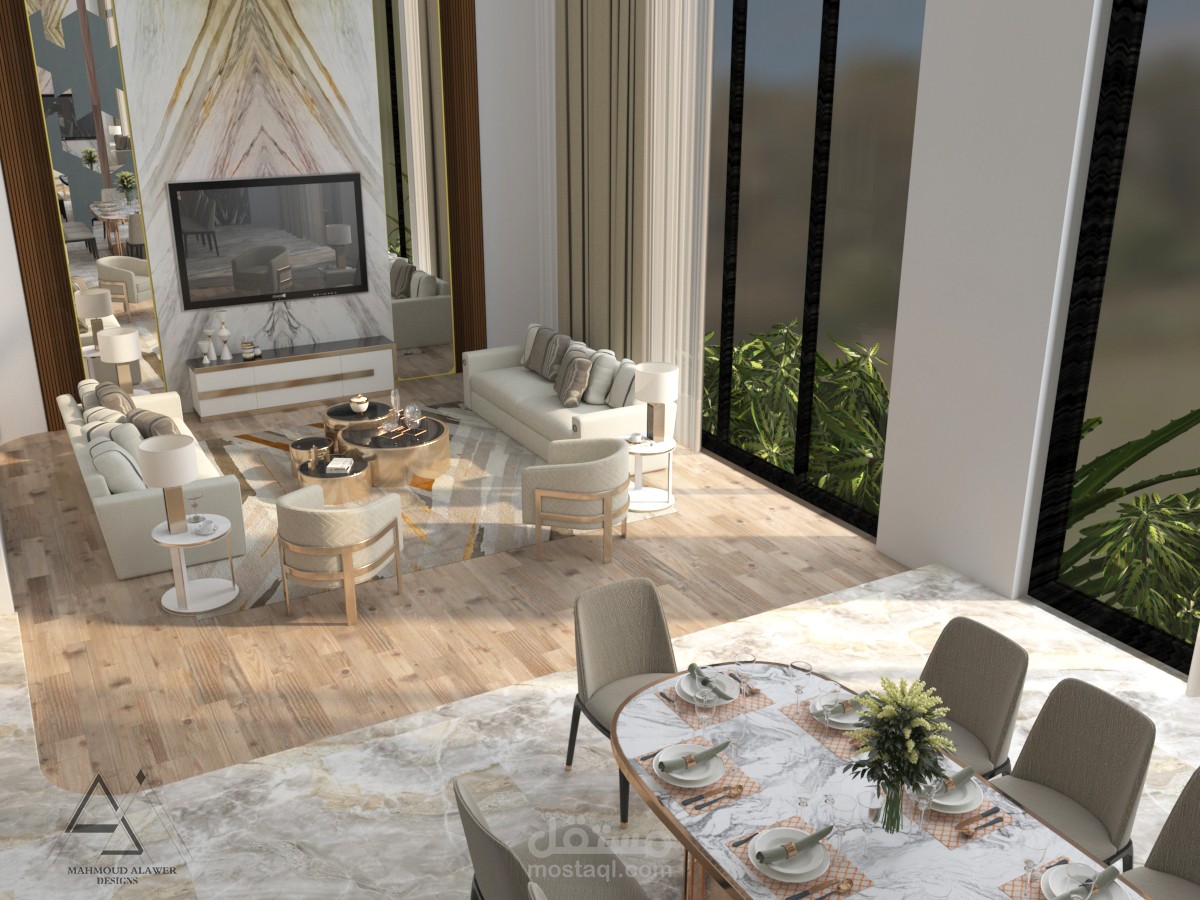 living room for villa