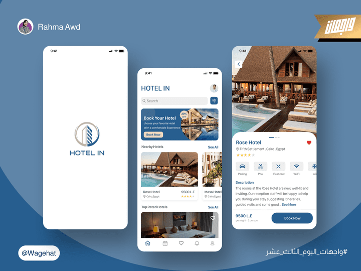 Hotels booking app