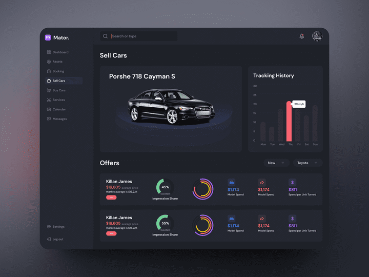 Car Dashboard || لوحة قيادة السيارة