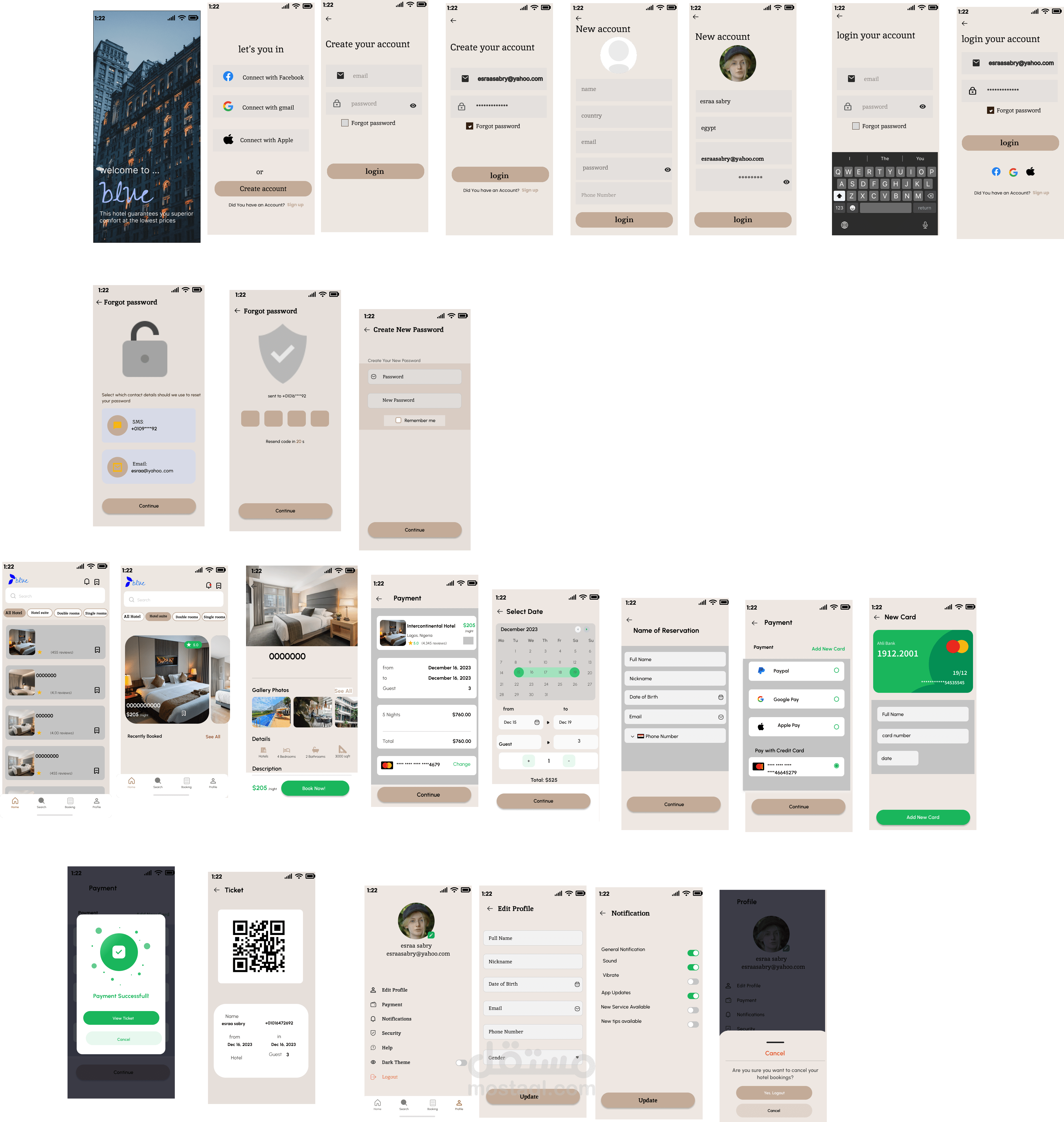 Design Ui For Hotel Reservation 