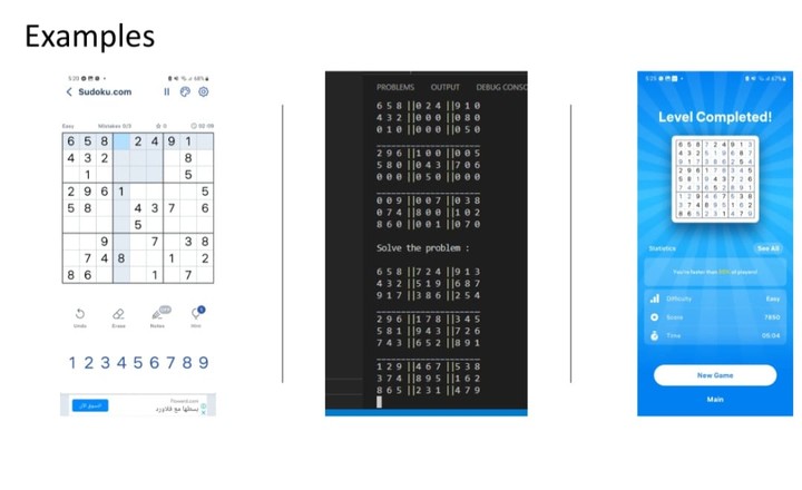 AI games solver (sudoku)