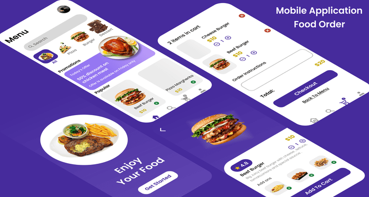 UI/UX Design For Food Ordering App