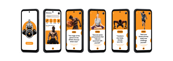 UI/UX Design (Gym App)