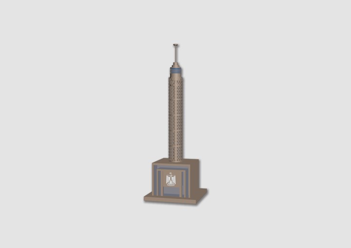 Cairo Tower 3D Design