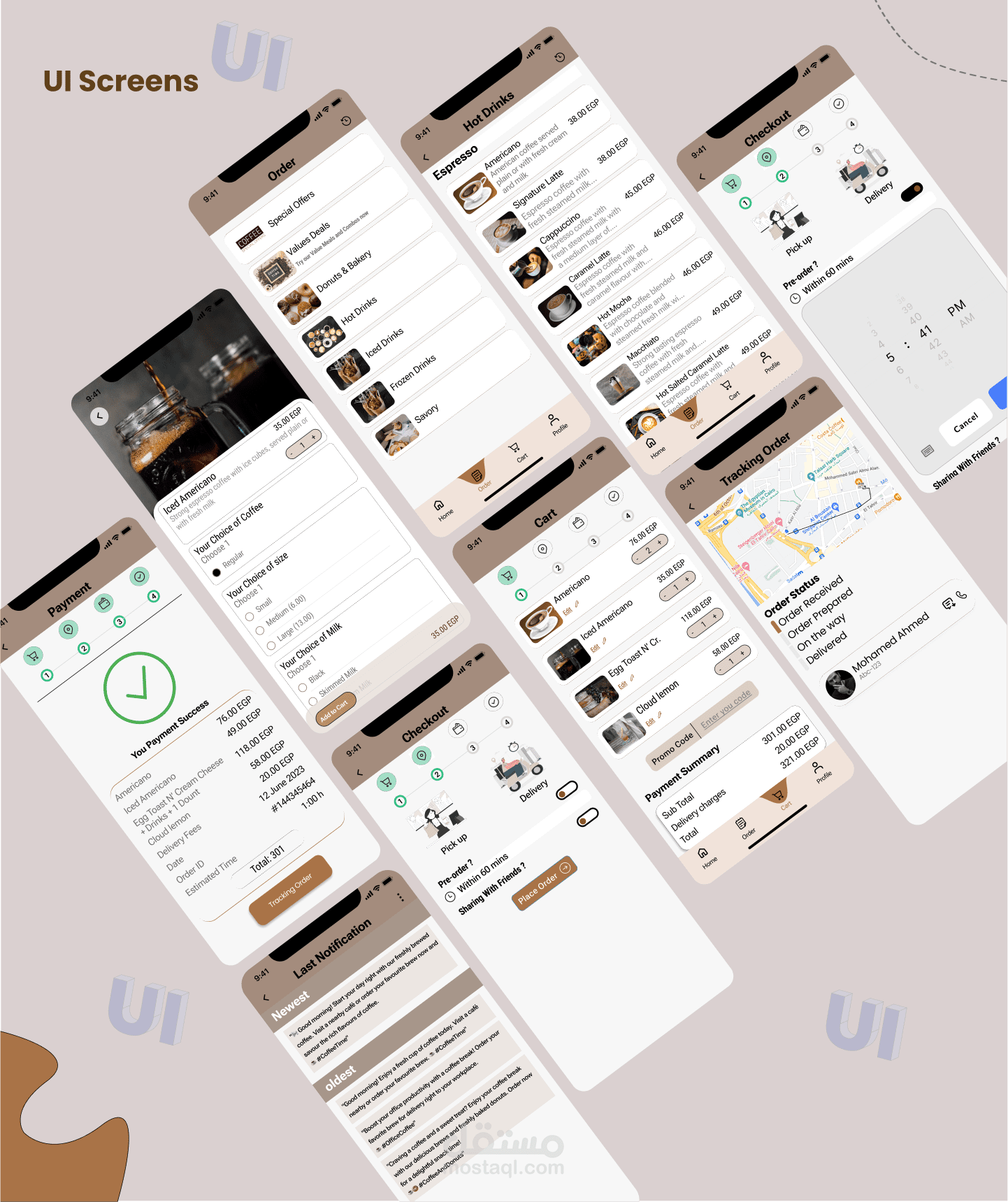 Caffeine Clique App (Coffee app)