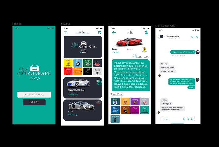 Ui/ux Hammam auto