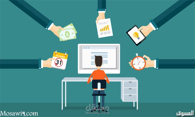 تصميم لوغو احترافى يعبر عن الربح من نت
