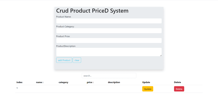 CRUD System