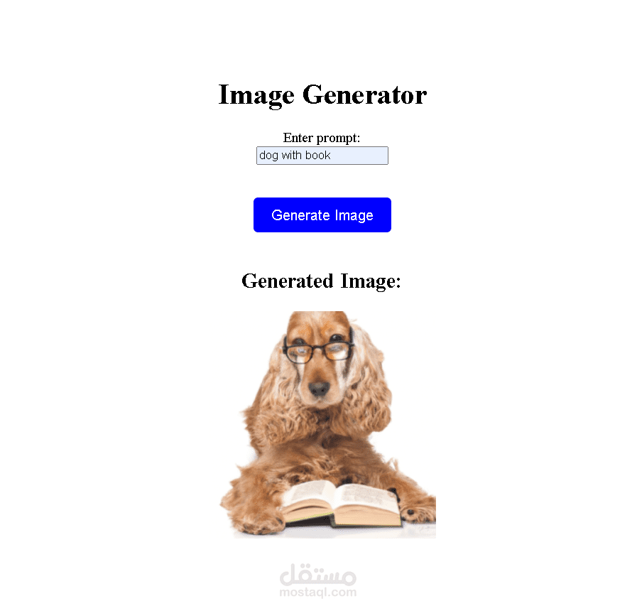 Image Generator Web App