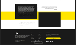 تصميمات لصفحات باستخدام (HTML&CSS)