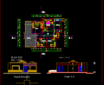 تصميم معماري لفيلا في التجمع